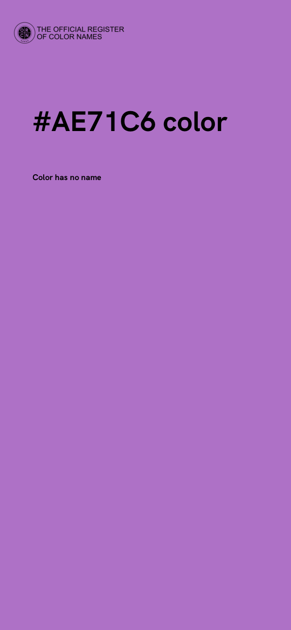#AE71C6 color image