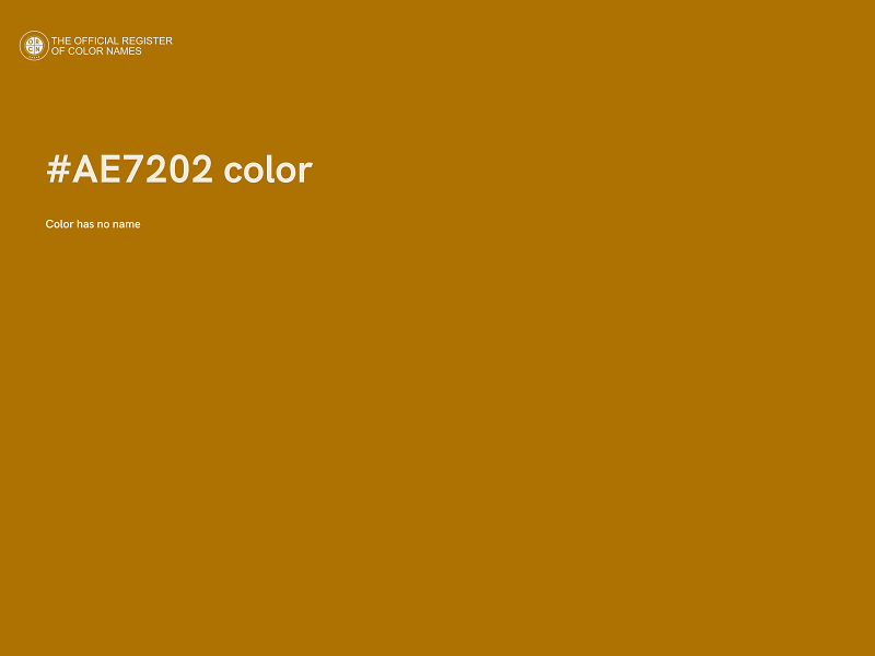 #AE7202 color image