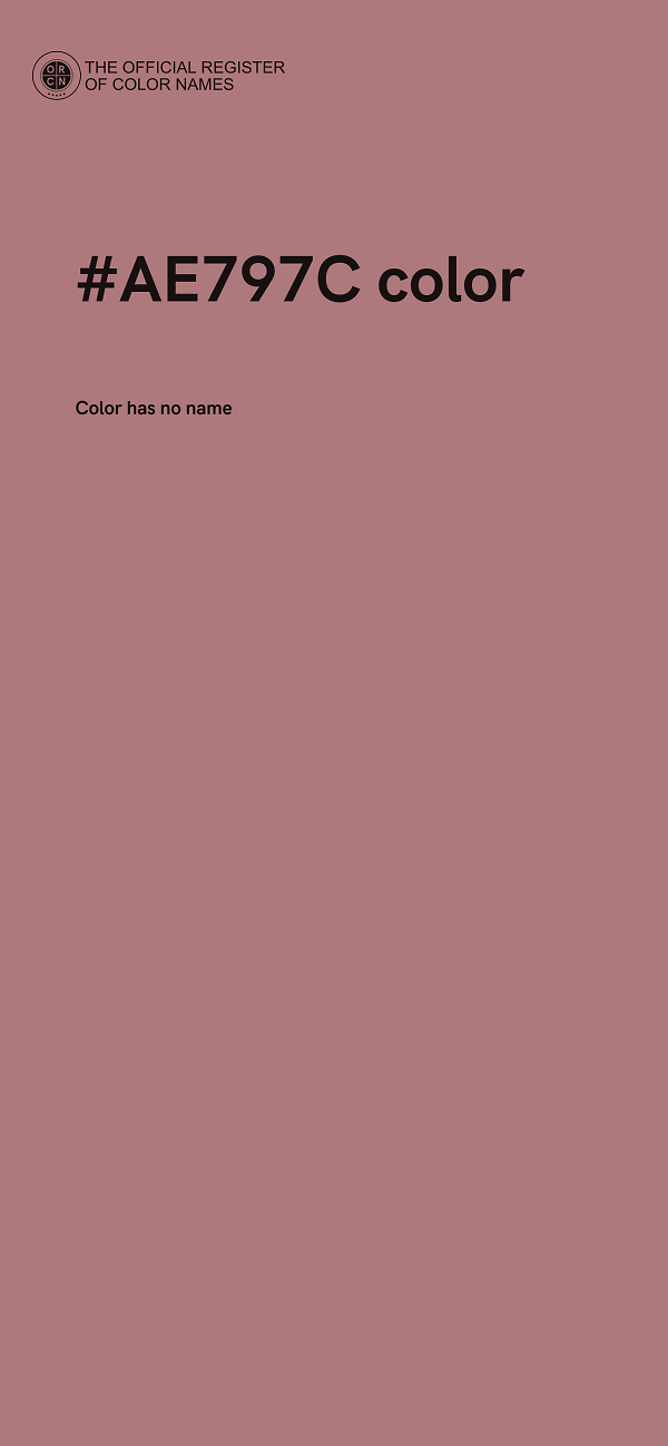 #AE797C color image
