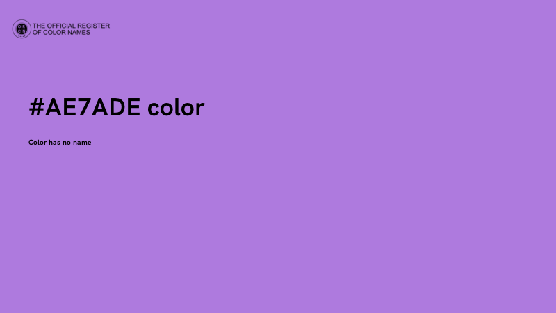 #AE7ADE color image