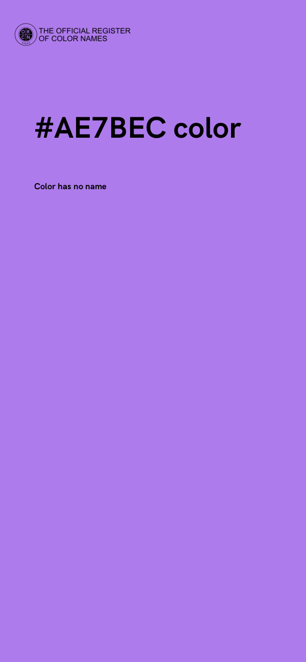#AE7BEC color image