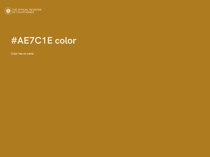 #AE7C1E color image