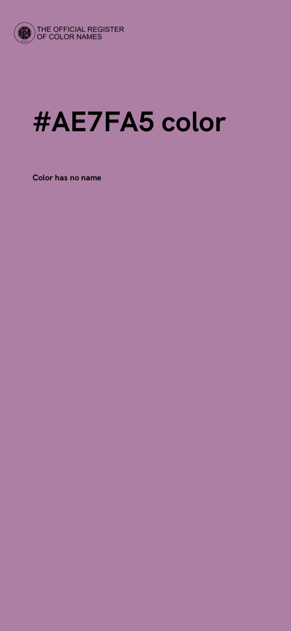 #AE7FA5 color image