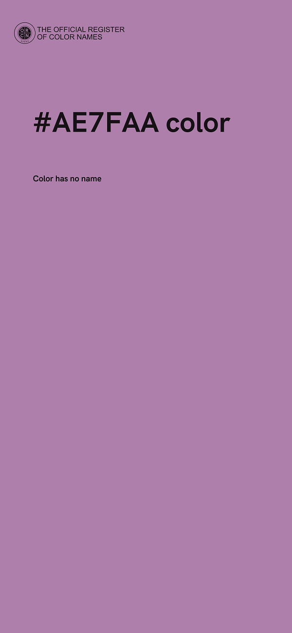 #AE7FAA color image