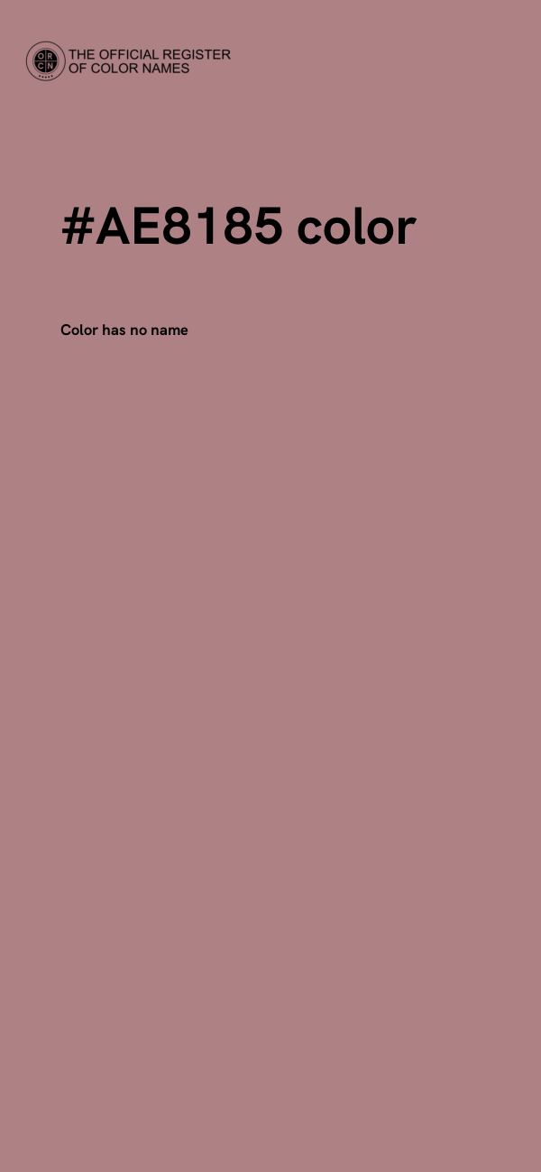 #AE8185 color image
