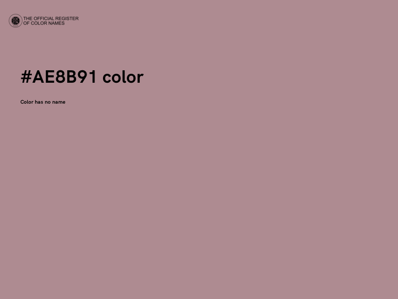 #AE8B91 color image