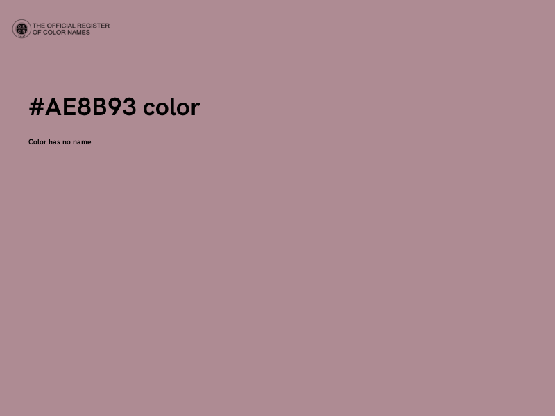#AE8B93 color image