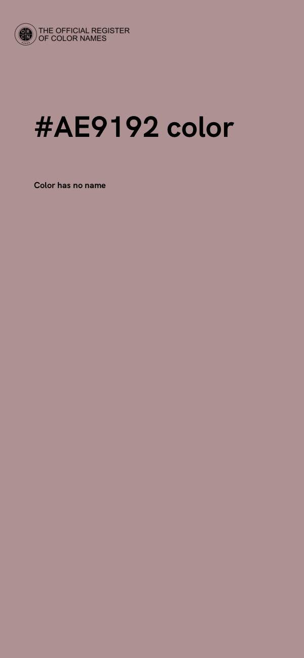 #AE9192 color image