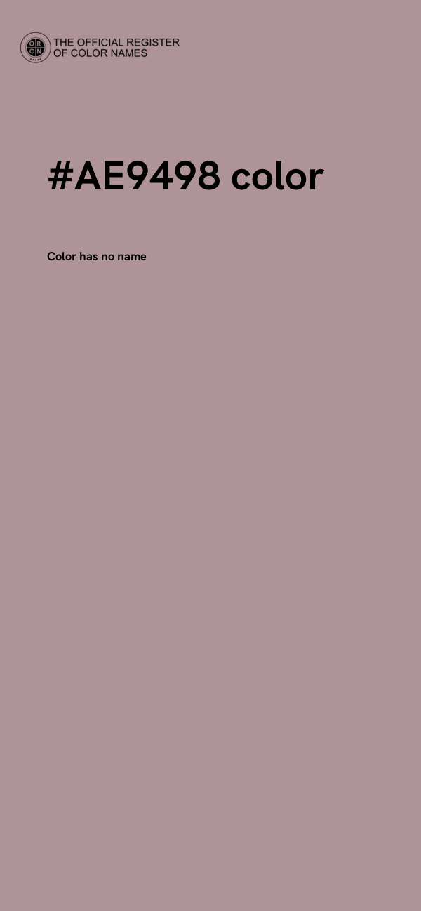 #AE9498 color image