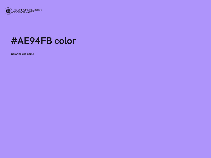 #AE94FB color image