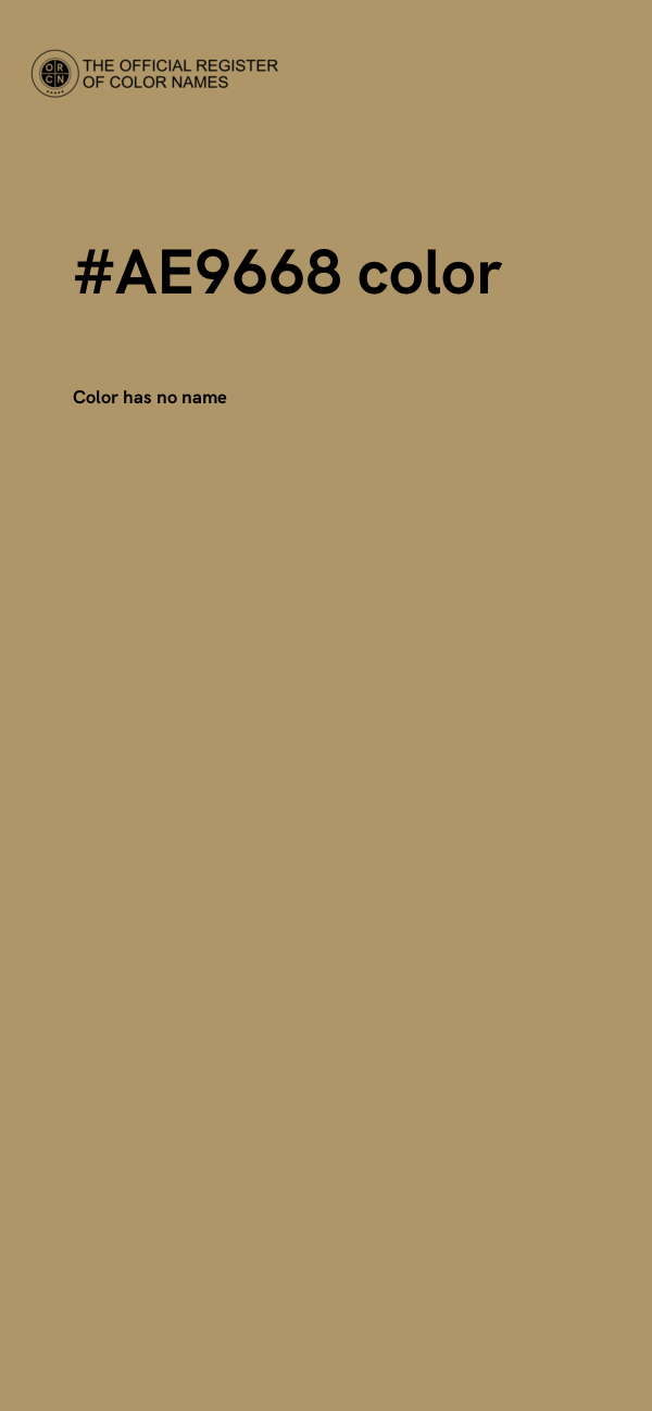 #AE9668 color image