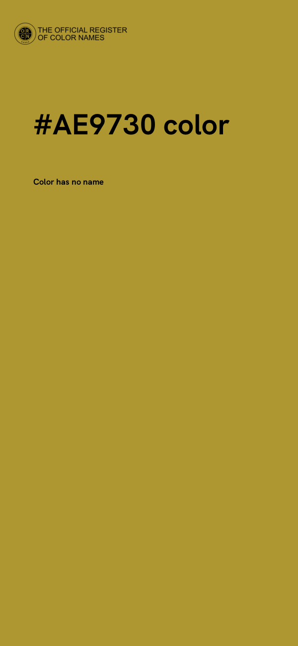 #AE9730 color image