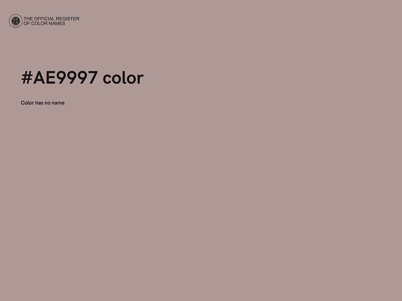 #AE9997 color image