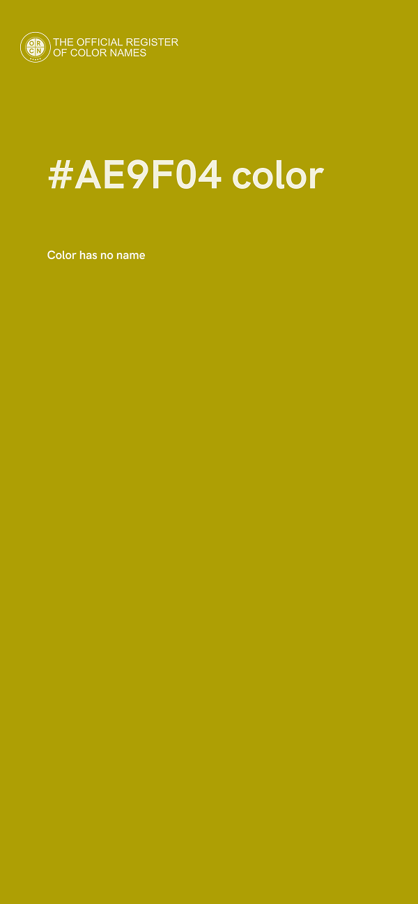 #AE9F04 color image