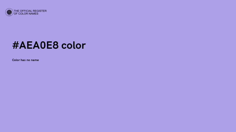 #AEA0E8 color image