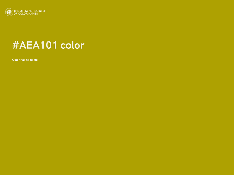 #AEA101 color image