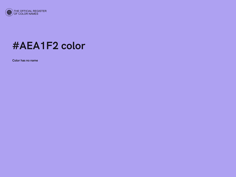 #AEA1F2 color image