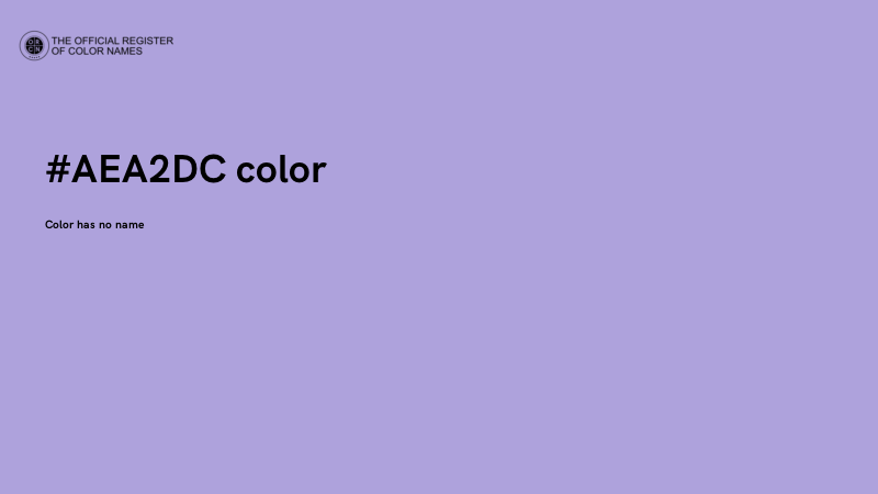 #AEA2DC color image