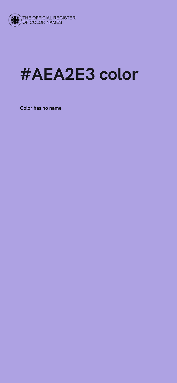 #AEA2E3 color image