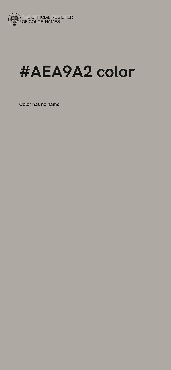 #AEA9A2 color image