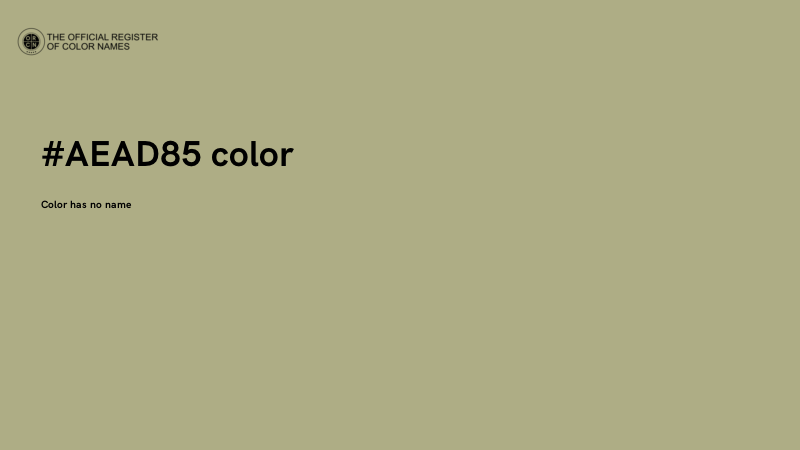 #AEAD85 color image