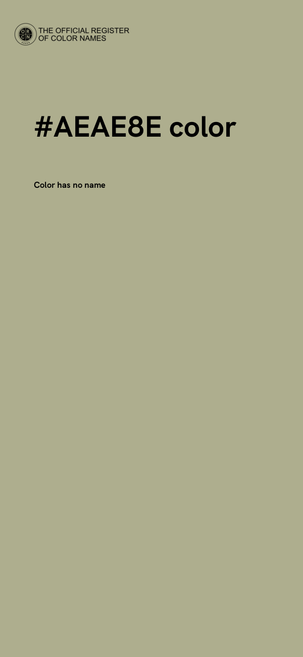#AEAE8E color image