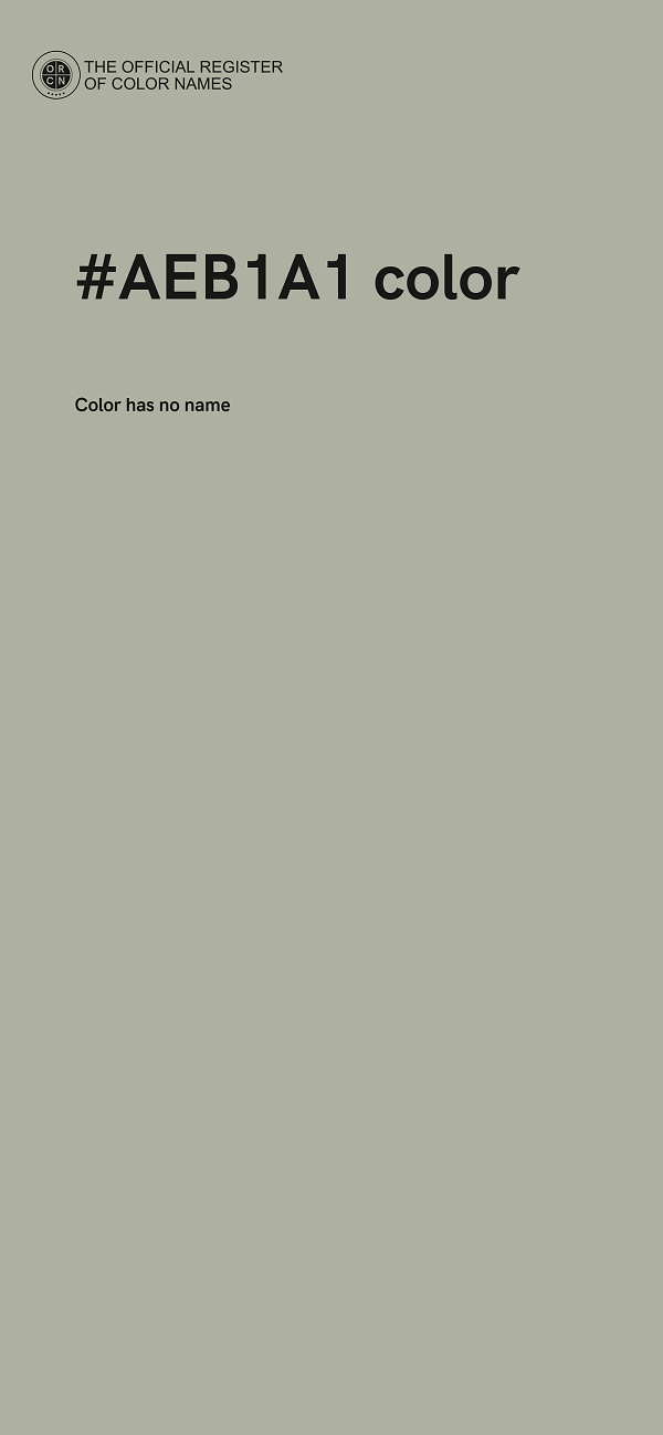 #AEB1A1 color image