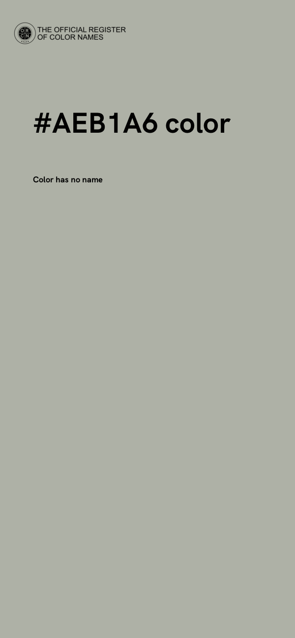#AEB1A6 color image
