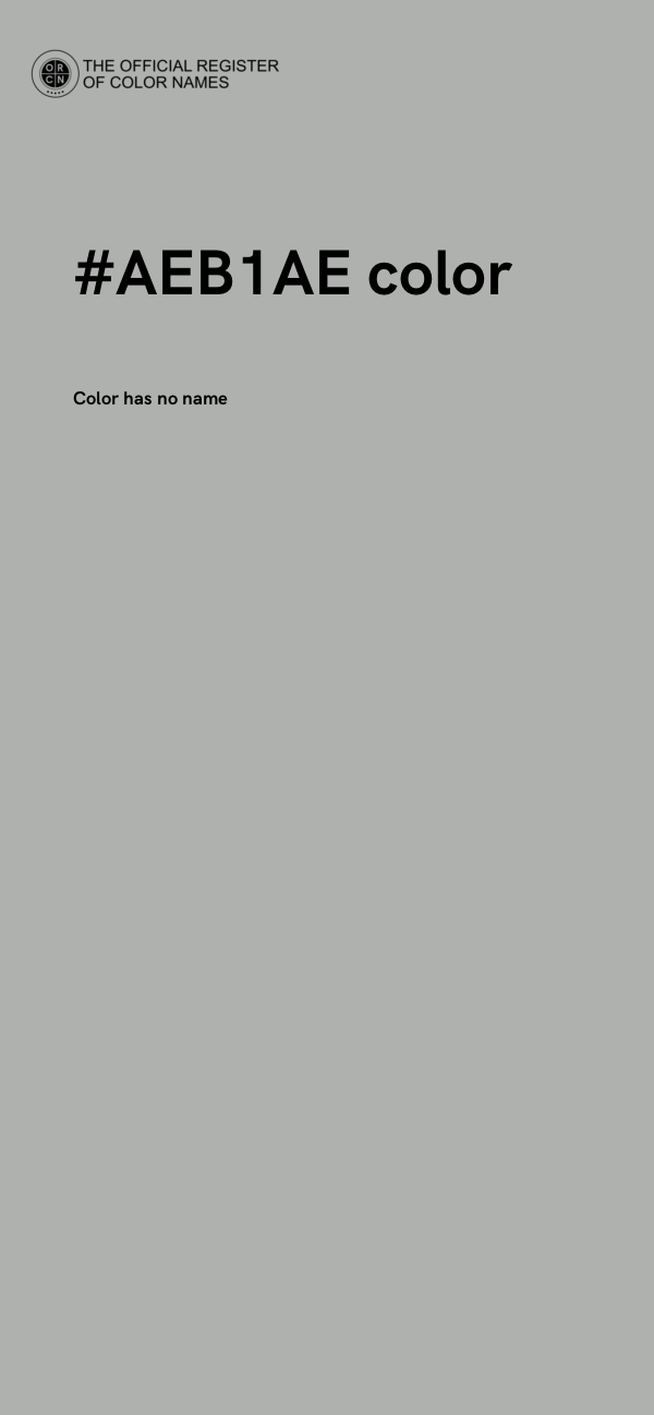 #AEB1AE color image