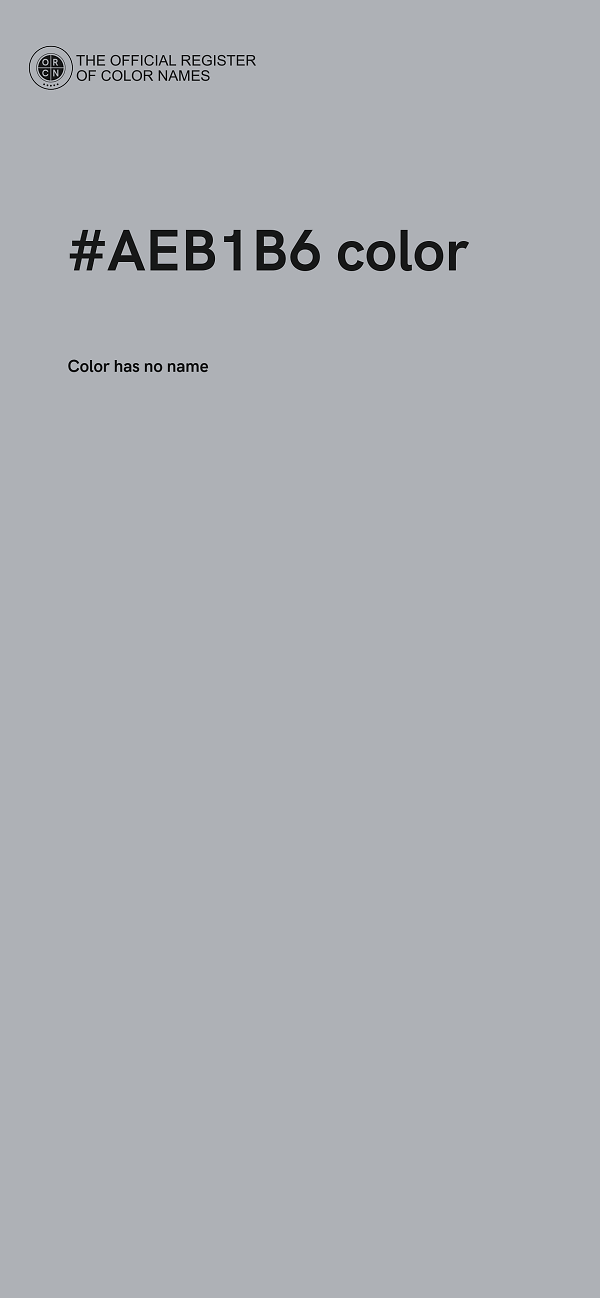 #AEB1B6 color image