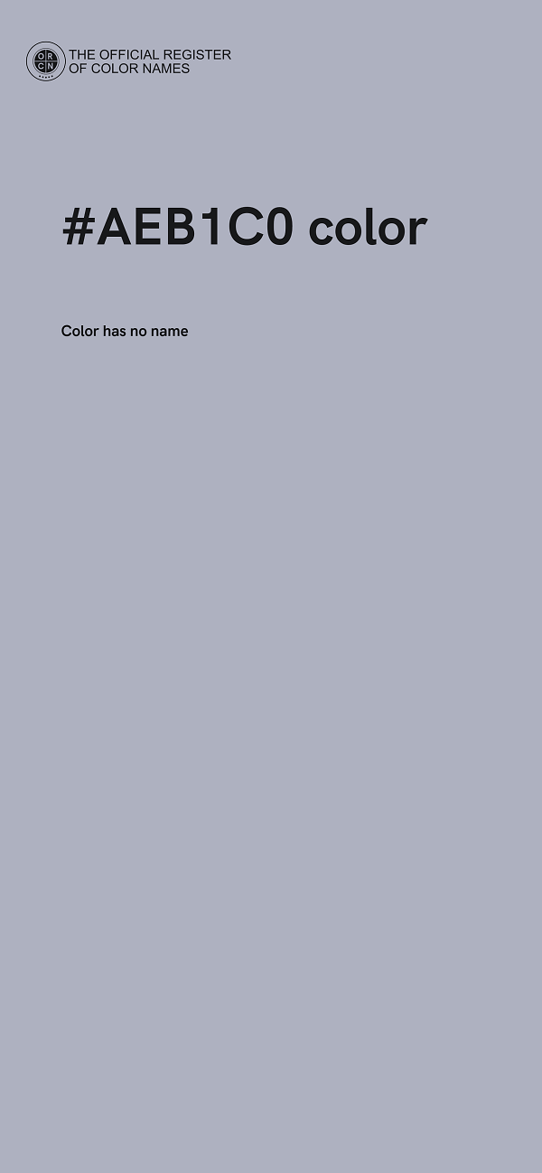 #AEB1C0 color image