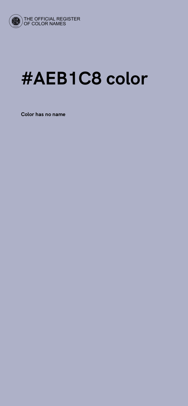 #AEB1C8 color image