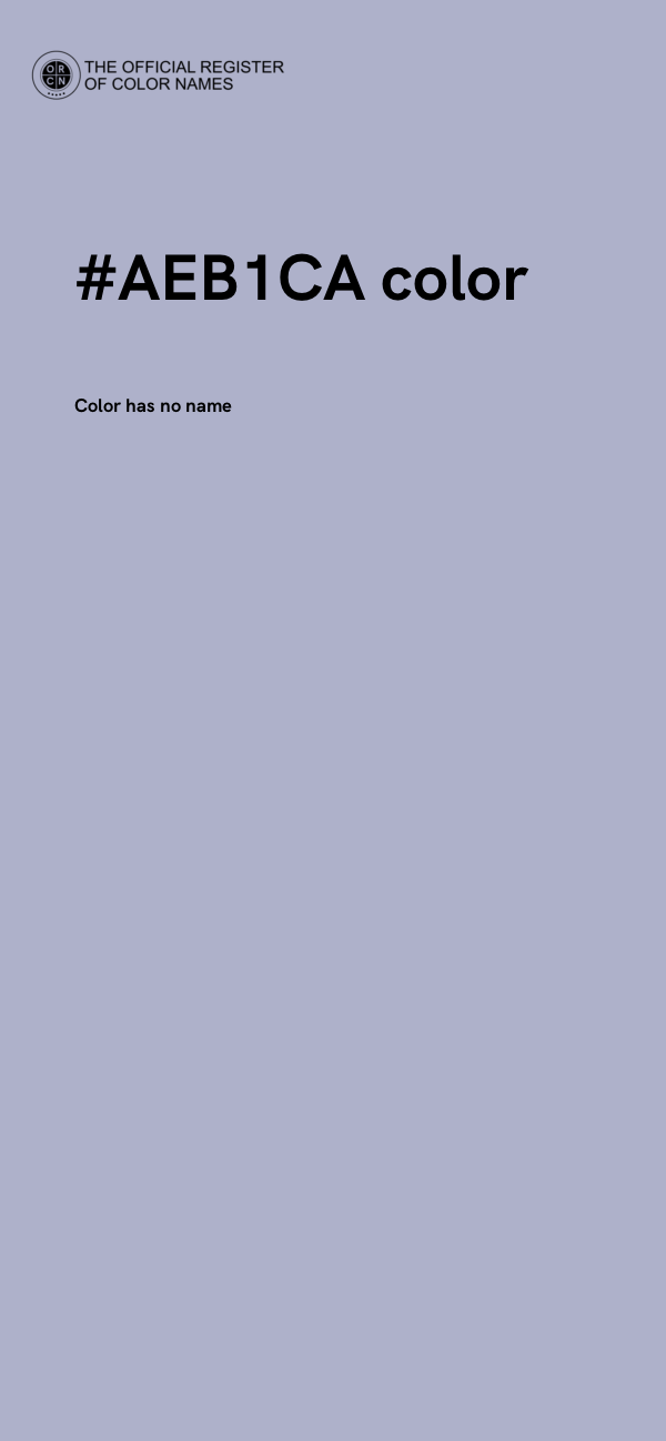 #AEB1CA color image