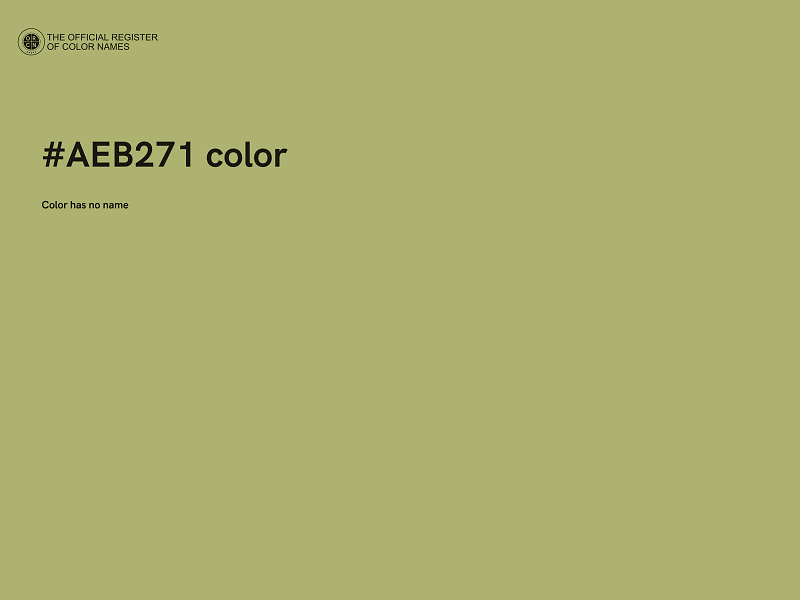 #AEB271 color image