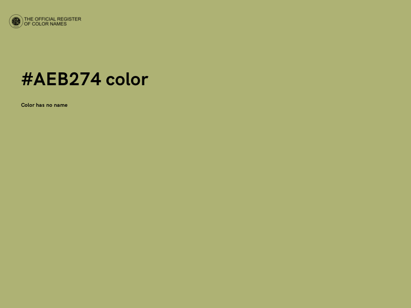 #AEB274 color image