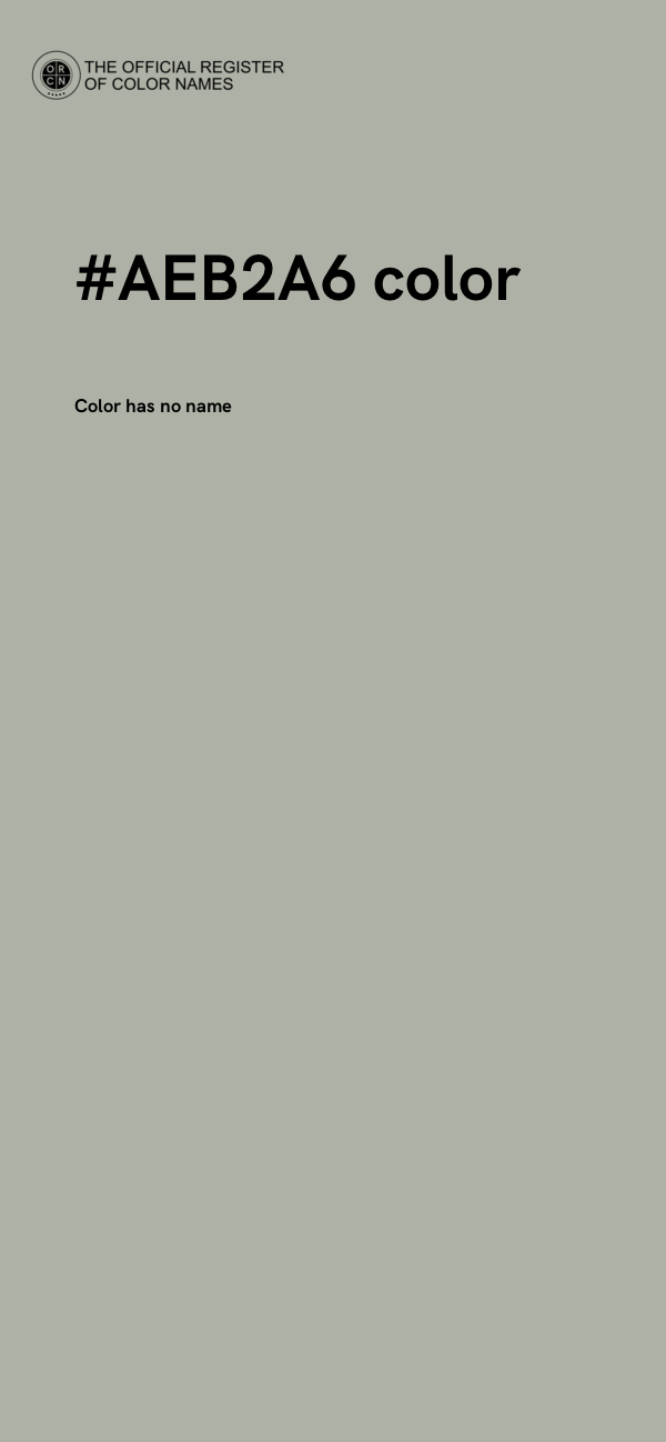 #AEB2A6 color image