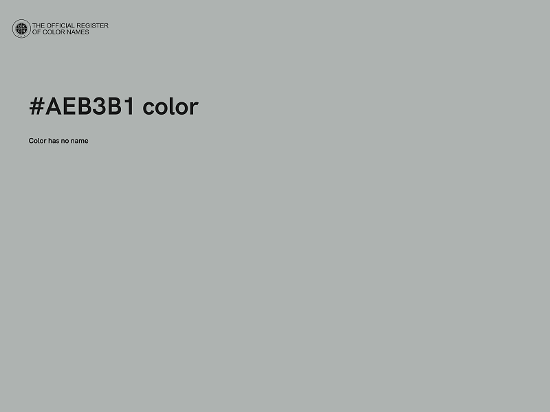 #AEB3B1 color image