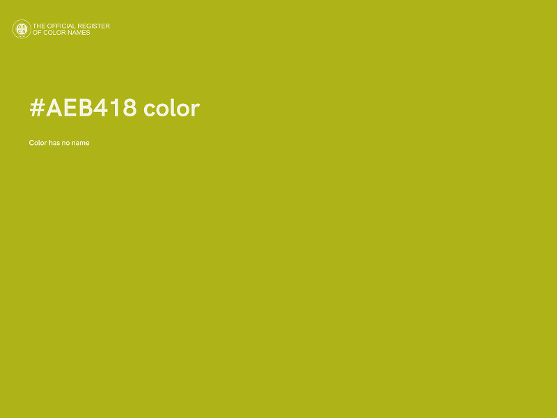 #AEB418 color image