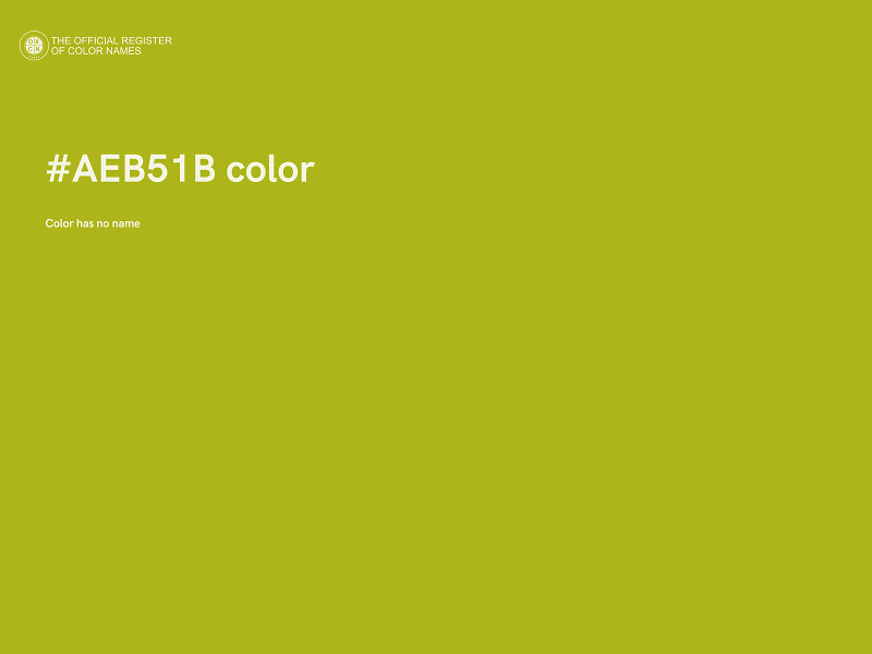 #AEB51B color image