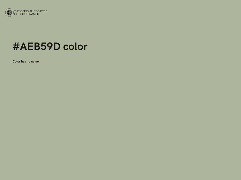 #AEB59D color image