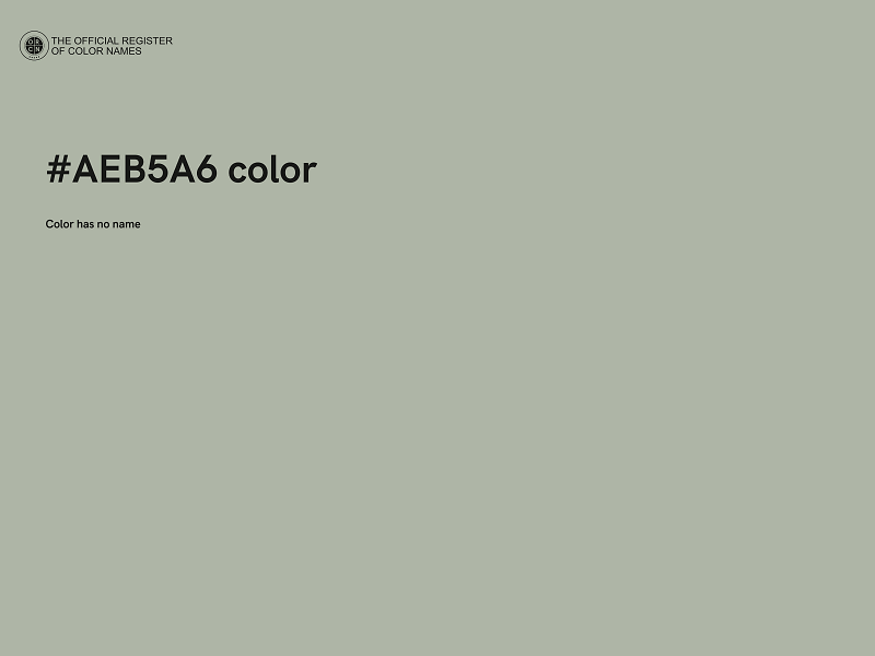 #AEB5A6 color image