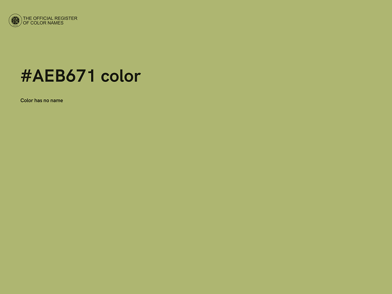 #AEB671 color image