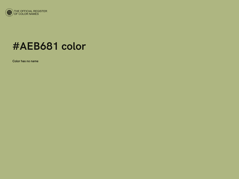 #AEB681 color image