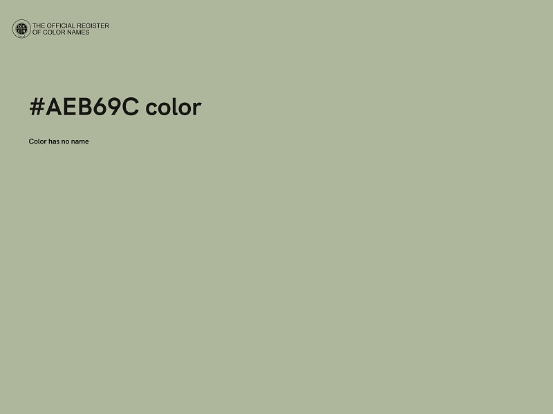 #AEB69C color image