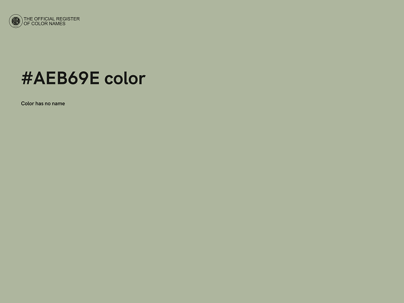 #AEB69E color image