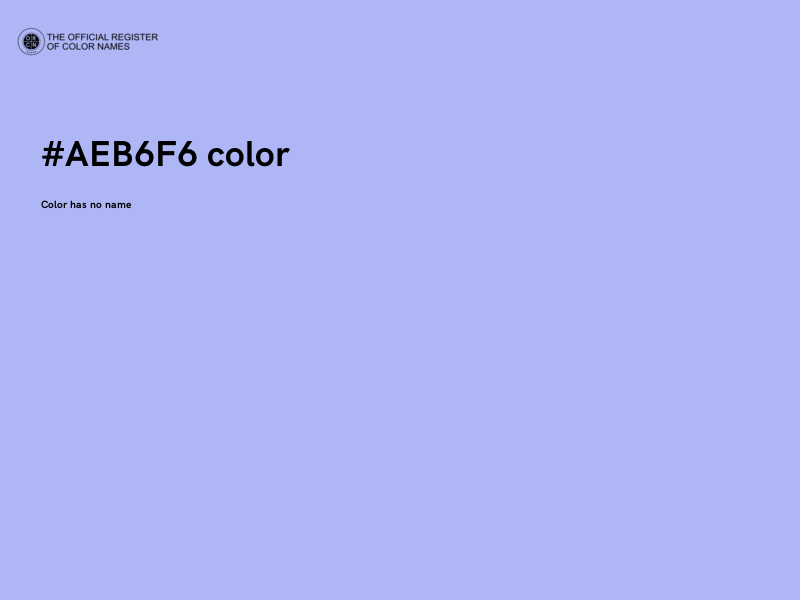 #AEB6F6 color image