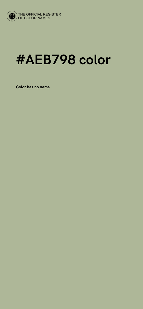 #AEB798 color image