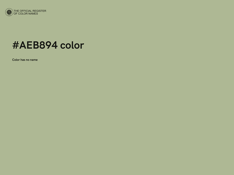 #AEB894 color image