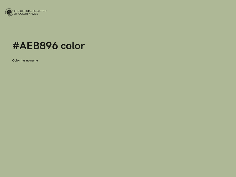 #AEB896 color image