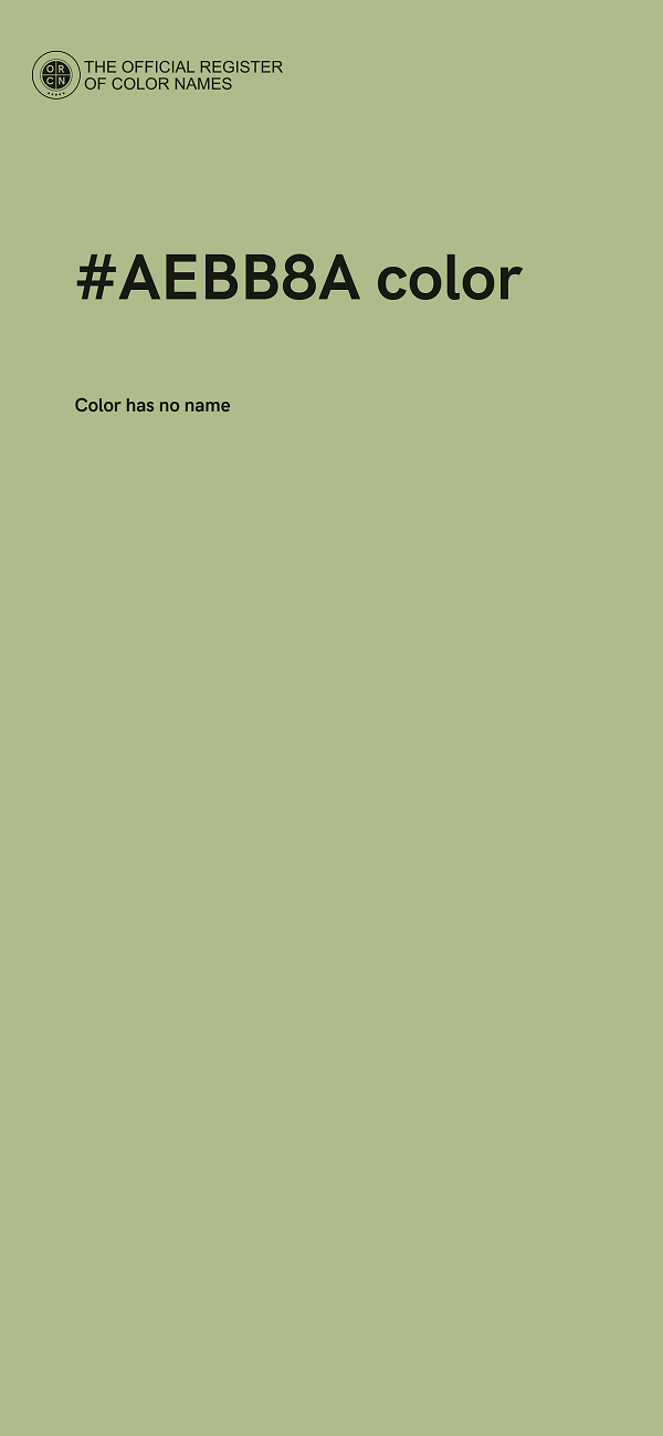 #AEBB8A color image